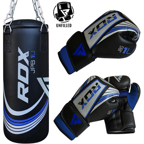RDX X1U UNFILLED DEMO PUNCH BAG & GLOVES-1